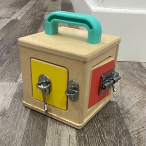 Lovevery Lockbox Toy from the Realist Kit